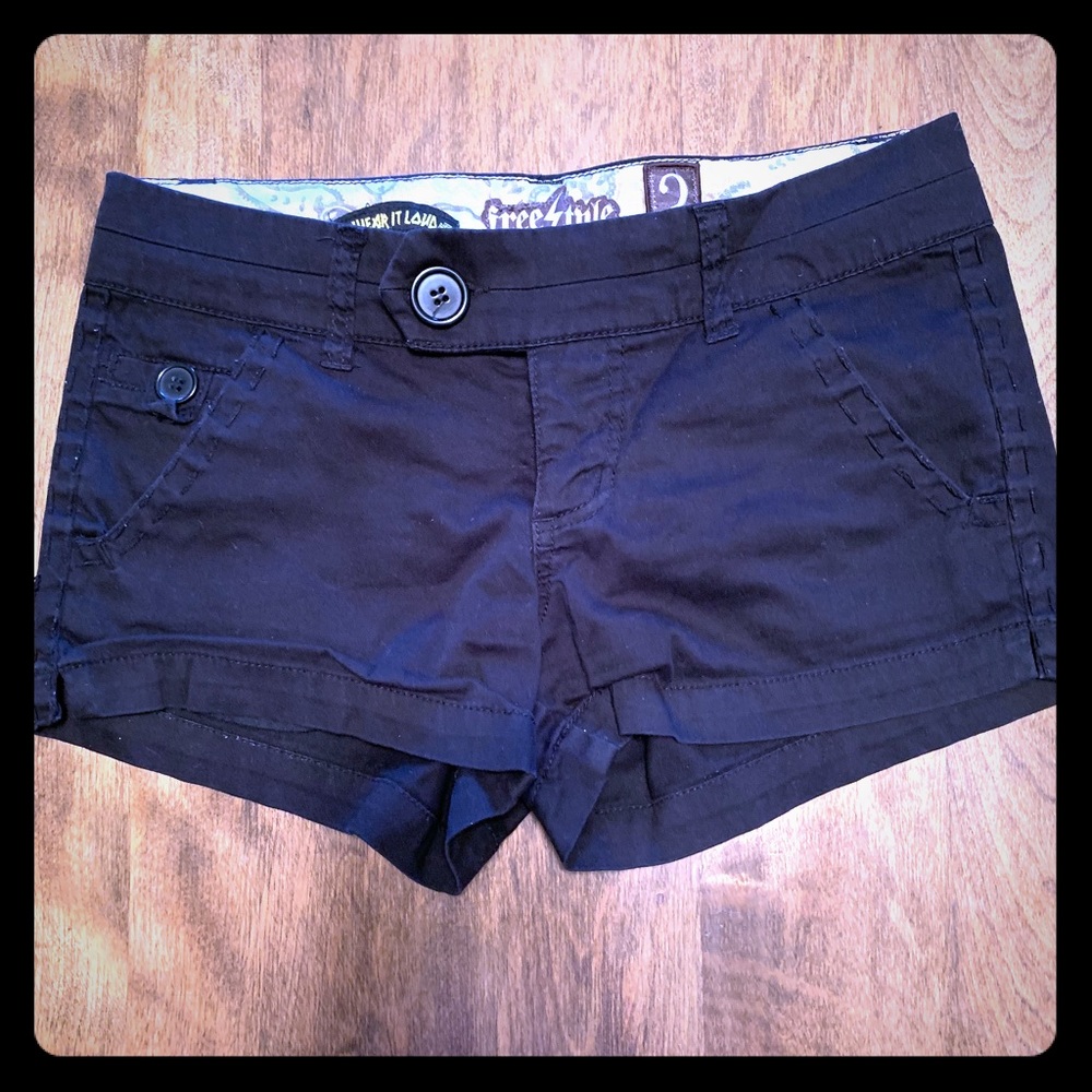 Black shorts